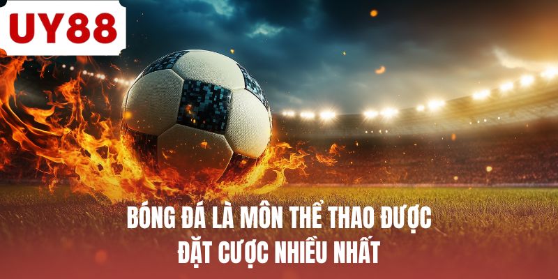 Bóng đá là môn thể thao được đặt cược nhiều nhất 